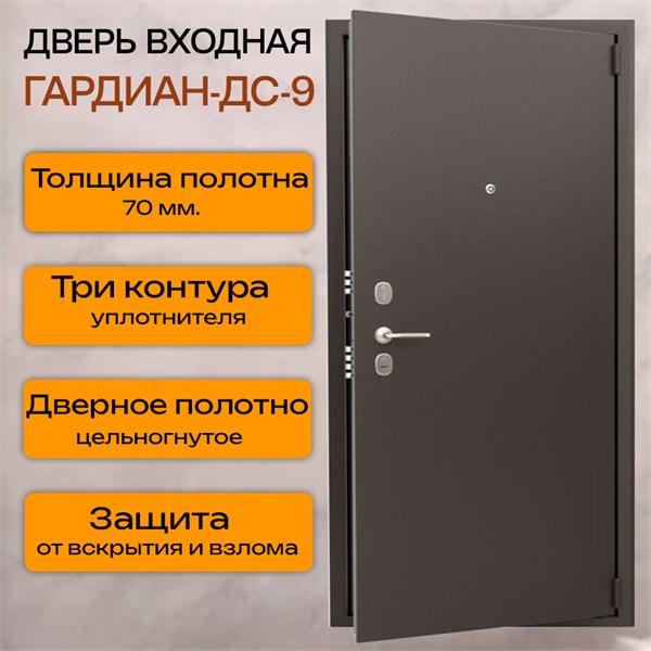 Дверь входная ДС 9/гладкая панель 2077
