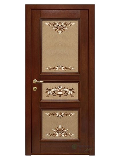 Дверь межкомнатная Интарсия ДГ 02 1734 - фото 5399
